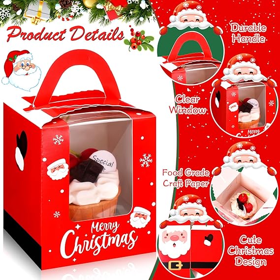 Xmas Cupcake Boxes