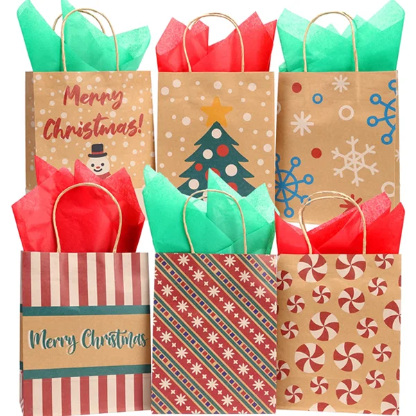 Custom Christmas Gift Bags